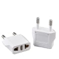 thumbnail image 2 of European Plug Adapter, Europe Power Plug Adapters, Travel Power Plug Universal Power Outlet Wall Plug Converter Input Europe/asia Plug (5 Pcs, Whi, 2 of 5