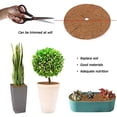 thumbnail image 3 of 4 Pieces Coir Plant Mats, Plant Protection Disc, Coconut Mat Mulch Disc Pot Plant Protection Mat for Home Hotel Garden (30cm), 3 of 5