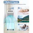 thumbnail image 6 of Comfyhome 22'' Portable Evaporative Air Conditioner Cooler Fan Anion Humidify W/Remote Control, 300 Sq. ft., Personal Indoor Space Cooler, 6 of 10