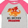 thumbnail image 4 of Inktastic Big Brother Cute Red and Orange Dragon Boys Toddler T-Shirt, 4 of 5