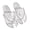White, variant on Women’s Foldable Travel Flip Flops, Portable Lightweight Thong Sandals, Non-Slip Water-Resistant Slippers for Beach & Vacation