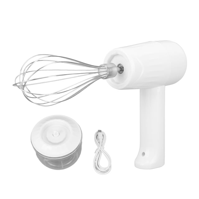 Batidora de mano eléctrica de 3 velocidades para batir huevos y crema Batidora eléctrica de mano con picadora para el hogar
