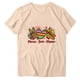 thumbnail image 1 of Blusas de Manga Corta para las Mujeres Divertido Impreso Cuello Redondo Tee, Vintage Humor Gráfico Blusas de Primavera para las Mujeres, 1 of 3