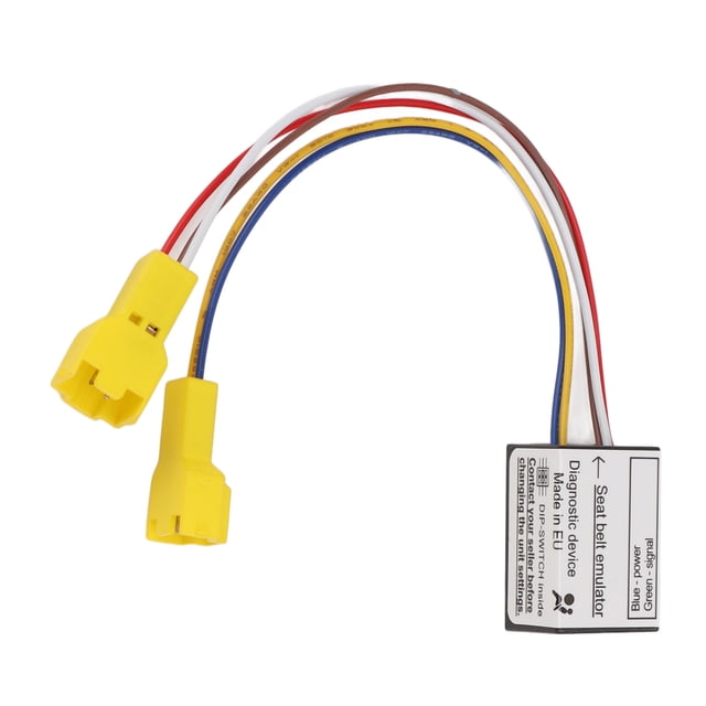 Emulador de sensor de tapete de ocupación emulador de derivación de sensor de reparación Conducción segura resistente al desgaste con luz indicadora LED para automóvil ANGGREK Otros