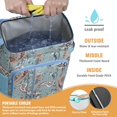 thumbnail image 2 of Decorative Paisley Boho Floral Insulated Cooler Backpack, Vintage Ethnic Pattern Leakproof Waterproof Lunch Bag for Outdoor Activities, 2 of 5