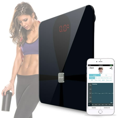Ikeepi Multi-functional Body Fat Scale Digital Body Fat Scale Smart Body Fat Composition Monitor with BIA Technology and ITO Conductive