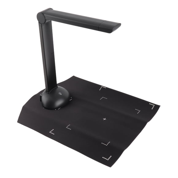 Scanner de Documents, Scanner Pliable Portable pour Ordinateurs avec Lumière LED Sans Ombre et Fonction OCR Alimentation USB pour une Numérisation de Documents Clair et Pratique