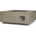 thumbnail image 5 of Real Flame Aegean 36" Square Steel Propane or Natural Gas Fire Pit Table in Mist Gray, 5 of 9