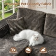thumbnail image 6 of Toject 106" Sectional Couch, Modern L Shaped Sofa with Chaise Lounge, Gray, 6 of 8