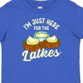 thumbnail image 4 of Inktastic Hanukkah Funny Here for Latkes Boys or Girls Baby T-Shirt, 4 of 5