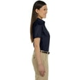 thumbnail image 5 of Harriton Ladies' Easy Blendâ„¢ Short-Sleeve Twill Shirt with Stain-Release, 5 of 5