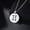 Gemini, variant on Silver Stainless Steel 12Constellation Symbols Round Coin Pendant Chain Necklace-Virgo