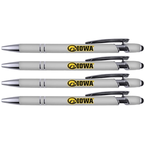 Set de 4 Plumas Greeting Pen Iowa con Recubrimiento Soft Touch de Metal