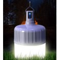 thumbnail image 3 of Luz LED de Camping, 2 uds., Bombilla recargable, carga USB, fallo de energía de emergencia, luz para tienda de campaña al aire libre   ER, 3 of 5