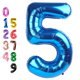 thumbnail image 1 of Globos numéricos Enyeopd azul oscuro de 40 cm para fiesta de cumpleaños, 1 of 6