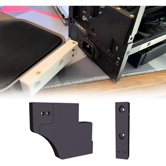 for Nvidia RTX 5080/5090 FE Travel Kit | Fit for Formd T1 Case | Flipped Travel Kit for Improved Cooling (Back Support   Inner Support) (Black, B)