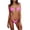 solid tone, variant on Aeguzox Swimsuit for Women Solid Tone Split Rhinestone Detail Bikini Swimwear,Sizes S-L