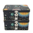 thumbnail image 1 of Rectangular Tin Box,2Pcs Tinplate Storage Box Rectangle Storage Box Tinplate Storage Canister User-Friendly Design, 1 of 8