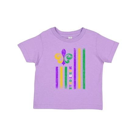 

Inktastic Mardi Gras Flag Gift Toddler Boy or Toddler Girl T-Shirt