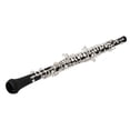 thumbnail image 1 of Graflsoa Muslady Semi-Automatic C Key Oboe with Silver-Plated Keys, Black Bakelite Body, Includes Reed, Gloves, Cleaning Cloth, Neck Strap, Screwdriver, Leather Case, and Carry Bag, 1 of 6