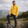thumbnail image 3 of Youthup Men's Half-Zip Hooded Quick-Dry Wind-Resistant Nylon Blend Jacket for Outdoor Training & Urban Sports (24-35 Years, Spring/Fall), 3 of 10
