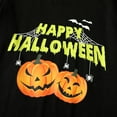 PatPat Halloween Pajamas Family Matching Letter & Bat Print Short