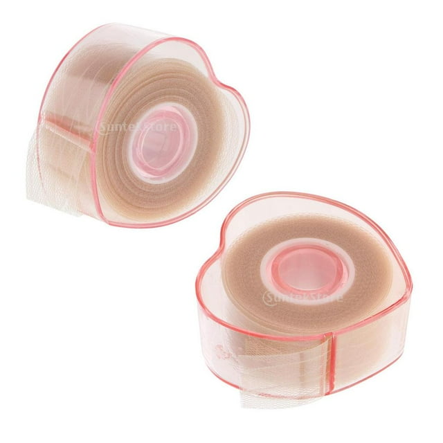 Tiras párpados de encaje de 2 formas Cintas de párpados desiguales de larga duración sin costuras