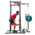 thumbnail image 4 of Sunny Health & Fitness Lat Pull Down Attachment Pulley System for Power Racks – SF-XF9927, 4 of 6