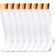 thumbnail image 1 of Calcetines de compresión CHARMKING de 15 a 20 mm Hg para mujeres y hombres, 8 pares, 1 of 7