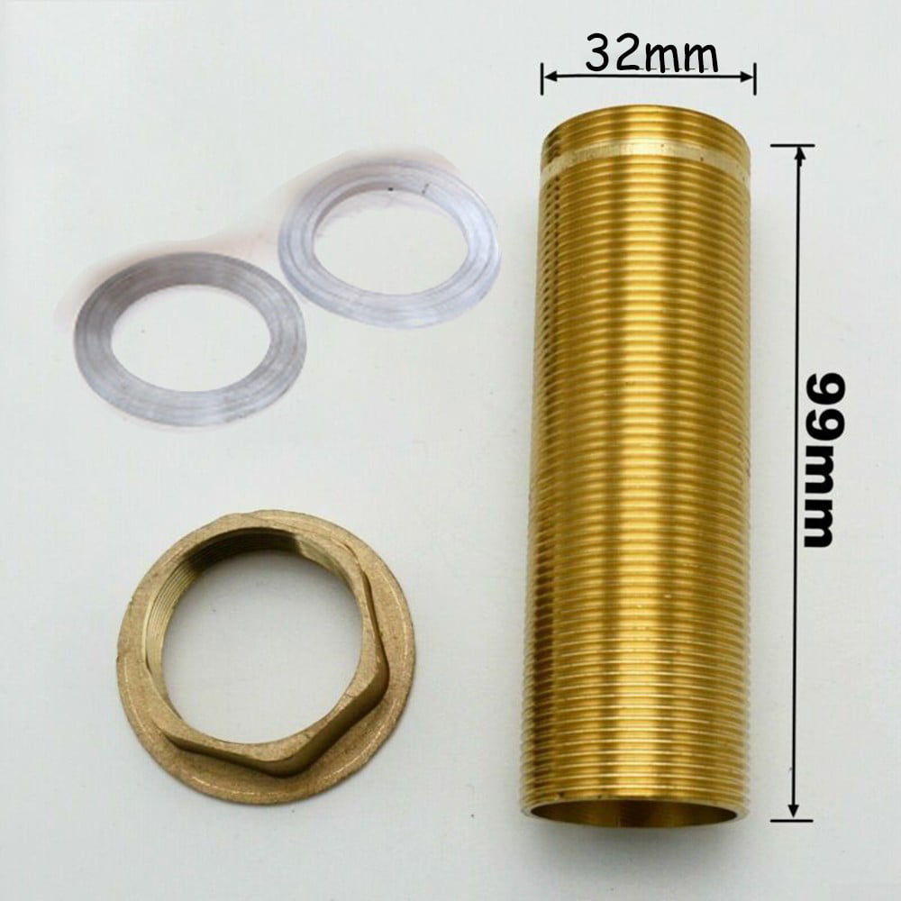 jinyatu Brass Lock Nuts Mounting Fittings of Single Hole Faucet Fixing Parts 32mm Kit for Kitchen Toilet 4 Sets