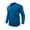 Blue, variant on Mens Sweatshirts Fashion V Neck Long Sleeve Shirt Pullover Tops Solid Color Button Up Formal Dress Shirts Workout Outdoor Golf Athletic Shirts for Men