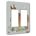 thumbnail image 1 of KuzmarK™ 2 Gang Rocker Wall Plate - Pembroke Welsh Corgi Dog Art by Denise Every, 1 of 1