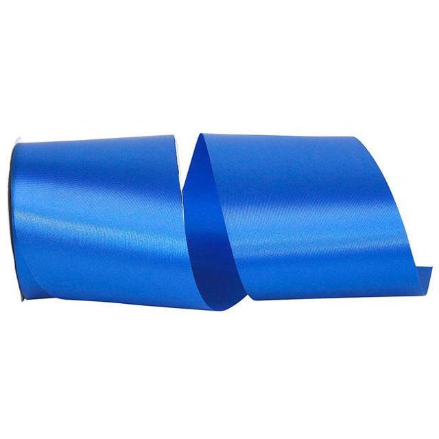 Reliant Ribbon 4700-155-10K 4 in. 50 Yards Simple Face Satin Allure Ruban&44; Batik Bleu