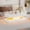 Pure White, variant on 47.2 Inch Coffee Table with LED Lights, Modern High-Gloss Open Shelf Design, 2-Tier Floating Center Table with Illumination, Large LED Coffee Table for Living Room(White)