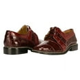 thumbnail image 2 of LIBERTYZENO Kids Finest Leather Shoes Kids Dress Shoes, Burgundy, 2 of 4