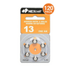 Size 13 1.45V Zinc Air Hearing Aid Batteries (120 Pack)