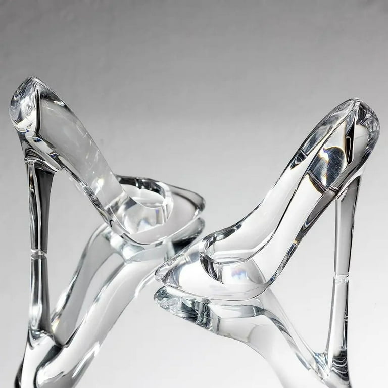 Acrylic high heel shoes best sale