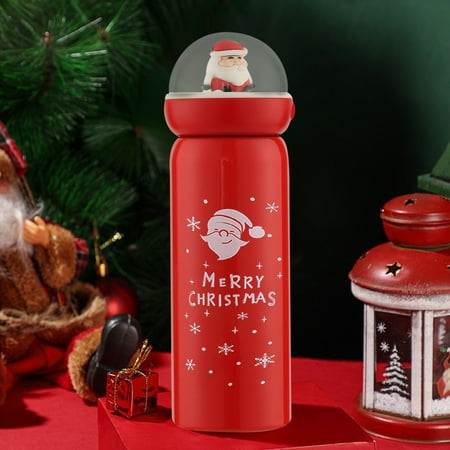 

Fjofpr Hot Christmas Heat Preservation Stainless Steel Vacuum Heat Preservation Mug Cup 380ml