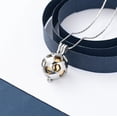 thumbnail image 5 of Personalize Football Urn Lockets for Human Ashes Pet Ashes Men Women Stainless Steel Chain Link Bracelet Cremation Jewelry For Ashes Funeral Urn Bracelet for Ashes Holder, 5 of 7