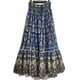 thumbnail image 5 of Vestido de Playa en Capas de Verano de Alta Cintura Maxi Falda Mujer con Estampado Paisley, Cordón de Cintura Elástico, 5 of 9