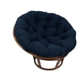thumbnail image 5 of Solid Twill Papasan Chair Cushion, 52" x 6" x 52", Navy, 5 of 6