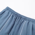 thumbnail image 7 of vigerkar Womens 2 Piece Outfits Casual Sweatsuits Lounge Set Travel Wide Leg Pants Striped Tracksuit (Blue, XS), 7 of 7