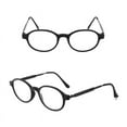 thumbnail image 2 of 3 Pack Oversized Reading Glasses TR Metal Oval Readers for Men Women Presbyopic glasses, 2 of 3