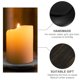 thumbnail image 4 of GOOHOCHY 1pc Party Candlestick Base redonda vela bandeja hierro vela soporte candelero, 4 of 7