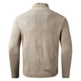 thumbnail image 3 of Mens Sweaters Mens Cable Knit Cardigan Shawl Collar Loose Fit Long Sleeve Casual Cardigans, 3 of 4