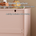 thumbnail image 3 of Tulib Coffee Bar Cabinet with Adjustable Shelf, 29.5" Sideboard Buffet Cabinet with Storage for Living Room, Dining Room, Kitchen, Home Office, Entryway, Pink, 3 of 11