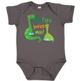 thumbnail image 3 of Inktastic My Yaya Loves Me Grandson Dinosaur Boys Baby Bodysuit, 3 of 5