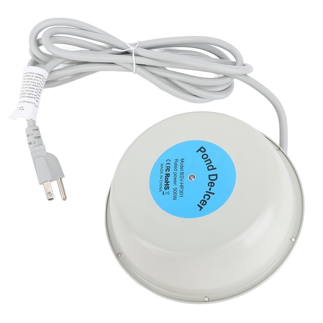 Calentador de Baño de Pájaros, Cálido Compacto Compacto 500 W Pond de aluminio Fundido de aluminio para La Vida Silvestre