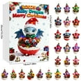 thumbnail image 4 of TIELUTT Xmas 2D Cartoon Hanging Ornament Advent Calendar 24Pcs Cute Funny Xmas Pendant Countdown Calendar Mixer Timer Stop Watch with Timer Big Timer Clock for Garage Retirement Clock Countdown Boxin, 4 of 8