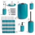 thumbnail image 2 of Clara Clark  20 Piece Complete Bathroom Accessories Kit with Shower Curtain Set Teal, 2 of 5
